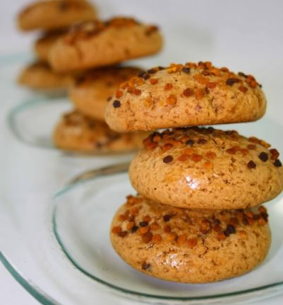 Galletas de miel y polen